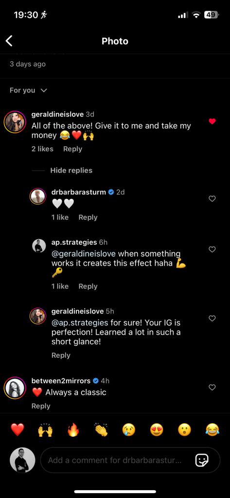 Testimonial from Geraldine